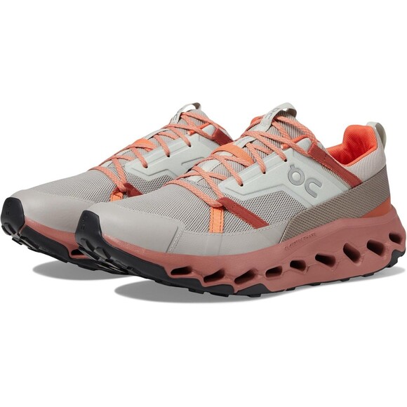 NIB ON CLOUD WOMEN'S CLOUDHORIZON RUNNING SHOES SNEAKERS FOG/MAHOGANY SZ 8 - Picture 1 of 6